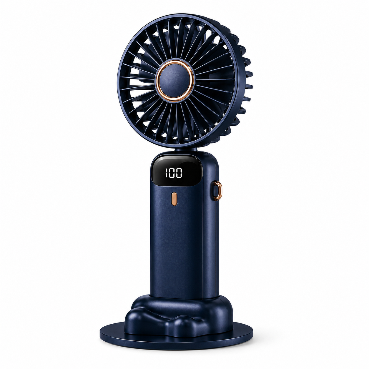Портативний акумуляторний вентилятор FAN з LED-дисплеєм