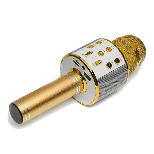 Бездротовий караоке мікрофон WSTER WS-858 з Bluetooth та вбудованою колонкою — фото 7
