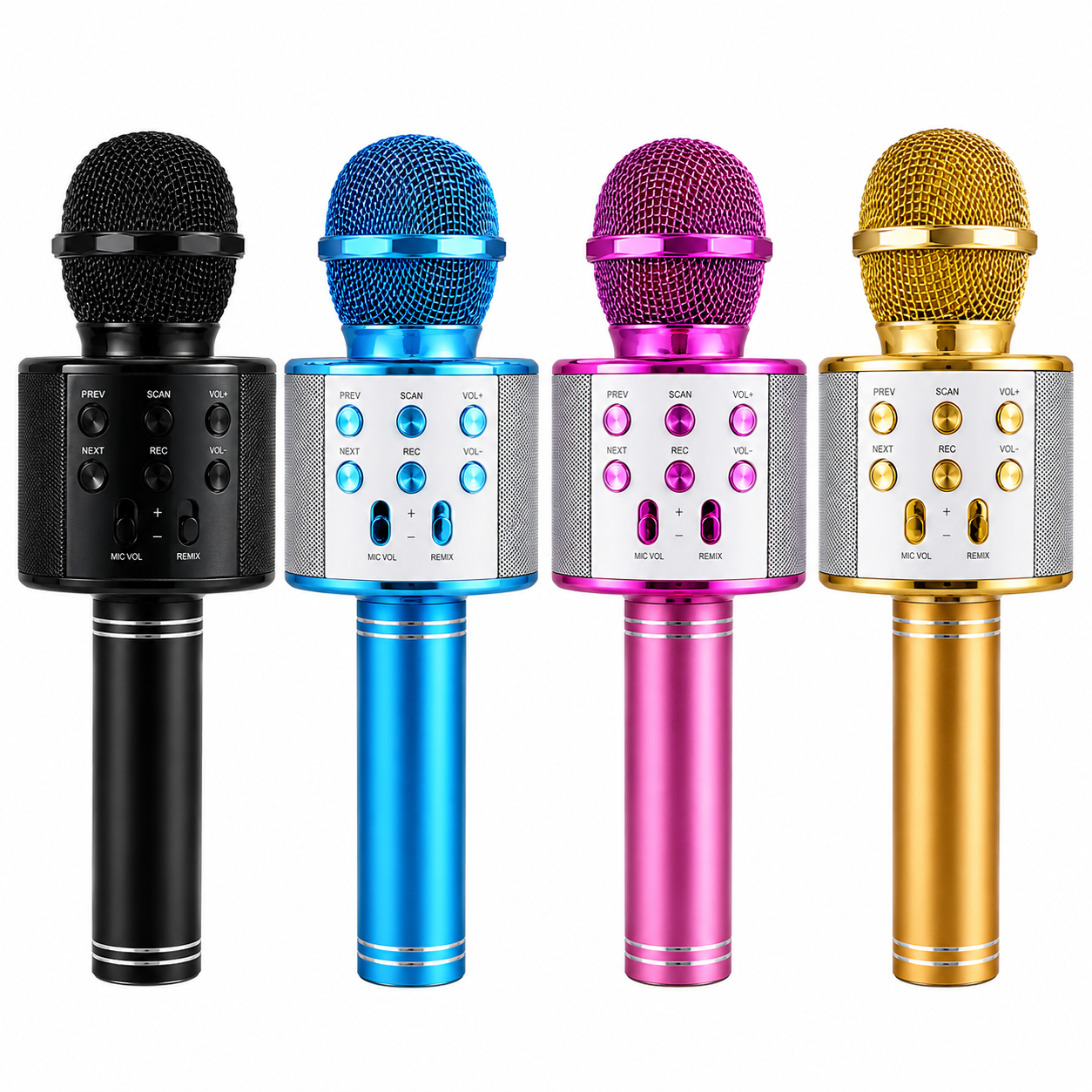 Бездротовий караоке мікрофон WSTER WS-858 з Bluetooth та вбудованою колонкою — фото 8