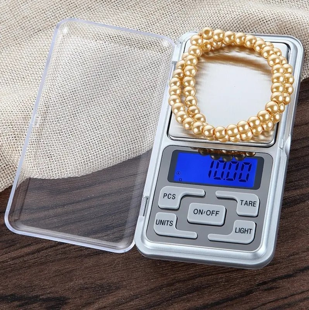 Ювелірні електронні ваги LUX Pocket Scale MH-200 точність 0,01 г — фото 3