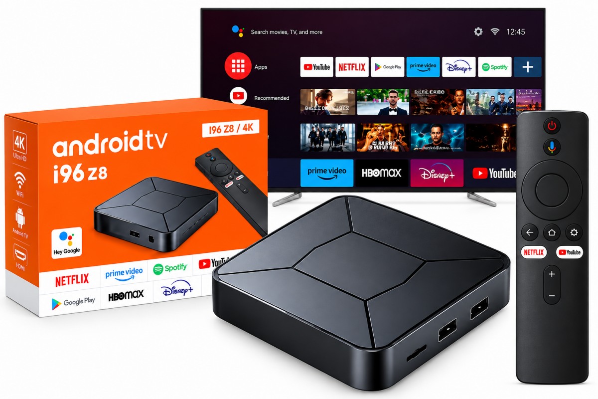 Приставка для TV (I96Z8) (Android 14 ОЗУ-2Gb; ПЗУ-16Gb, WIFI:2.4G+5G)