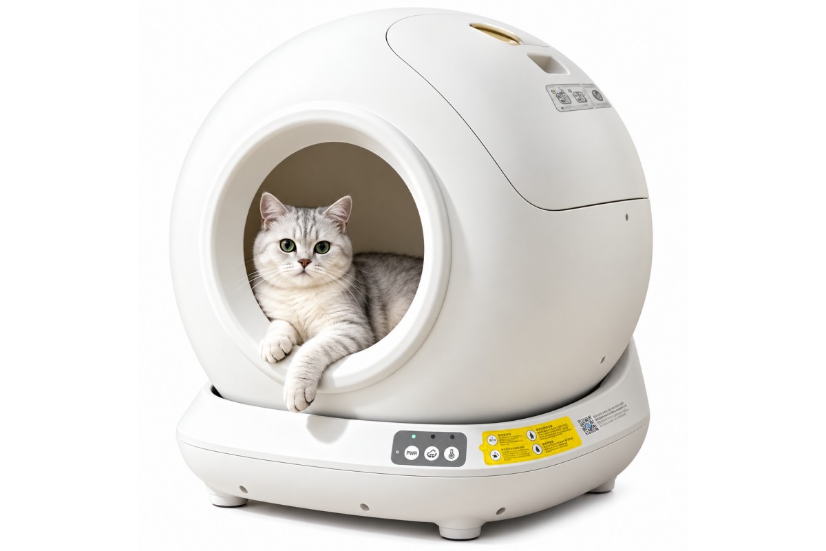 Розумний котячий лоток (TOICAT-8900) (Додаток APP, WiFi, Bluetooth)